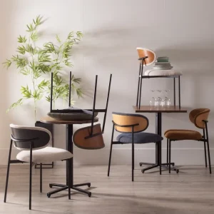 Silla negro blanco