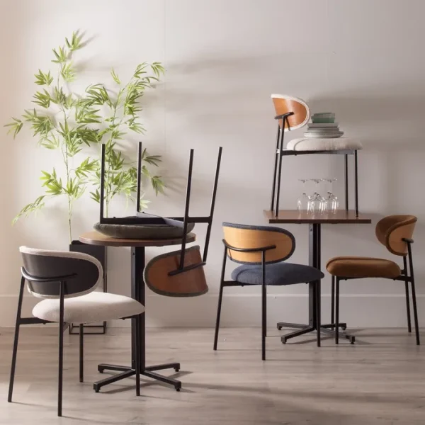 Silla negro blanco